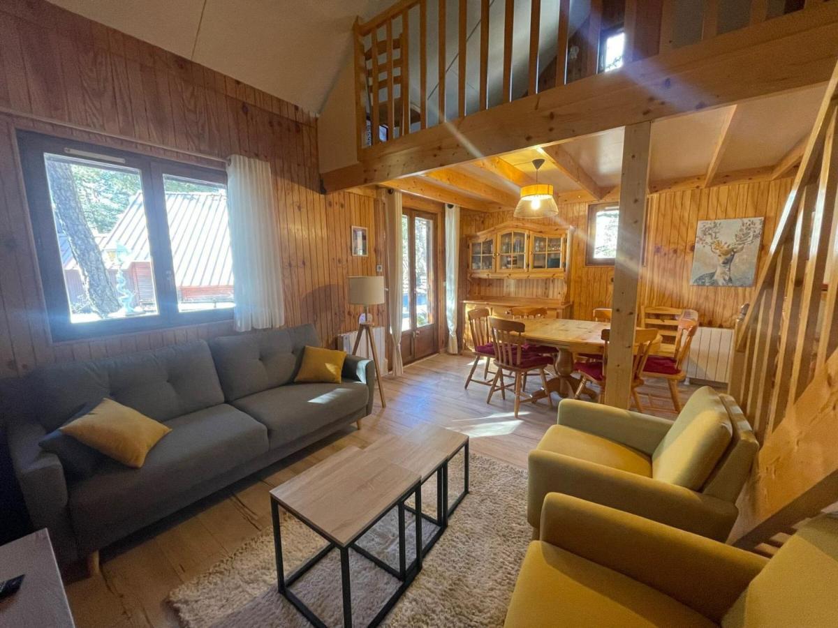 Grand Chalet Entre Barcelonnette Et Praloup, 3 Chambres, Terrasse Ombragee, Acces Navette Et Golf - Fr-1-165A-121 Exterior foto